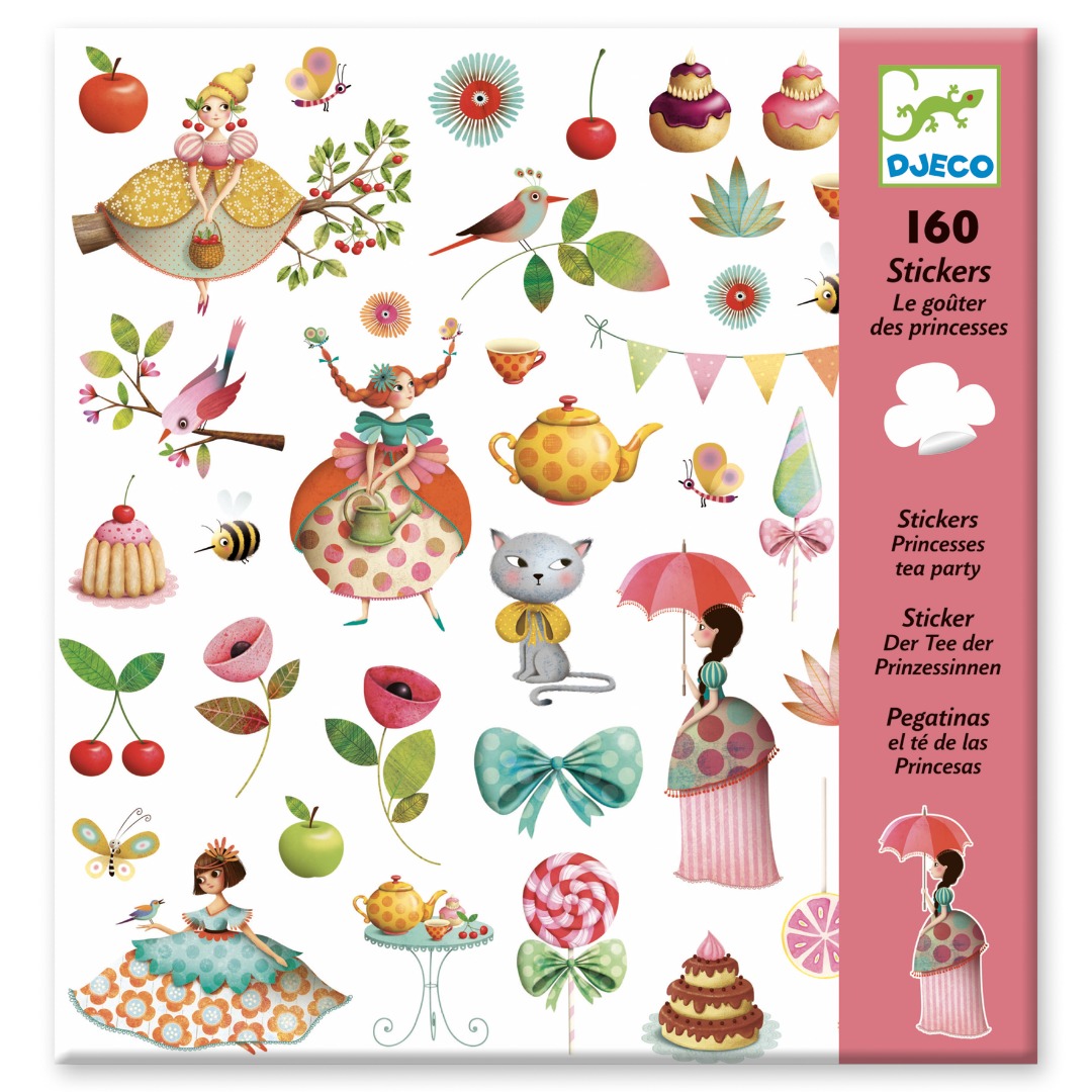 stickers - prinses tea party