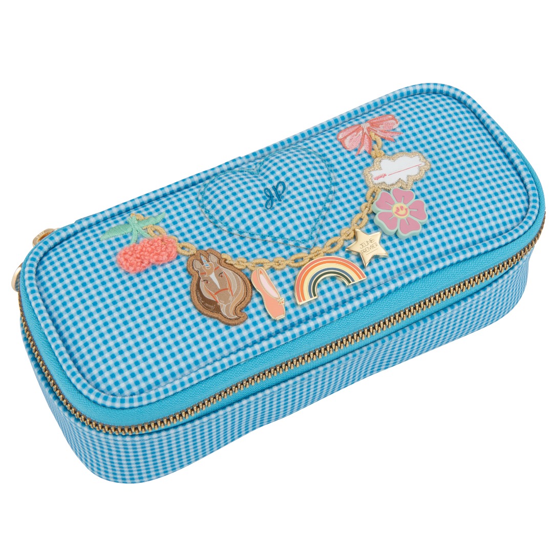 pencil box vichy love blue