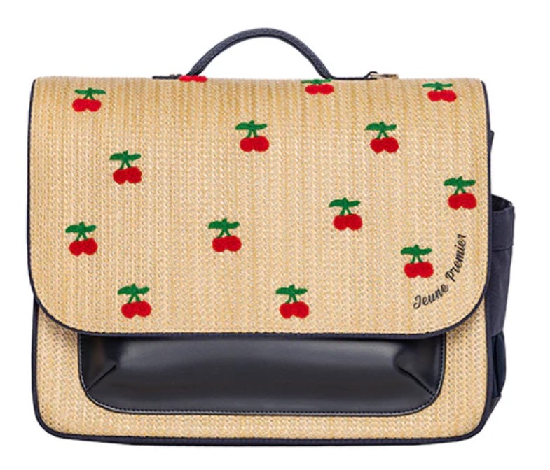 it bag midi Rafia cherry